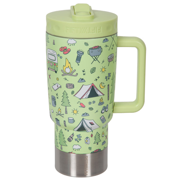 590ml Mug with Straw Lid