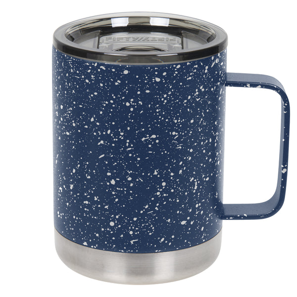 Mug 354ml Speckled w Slide Lid